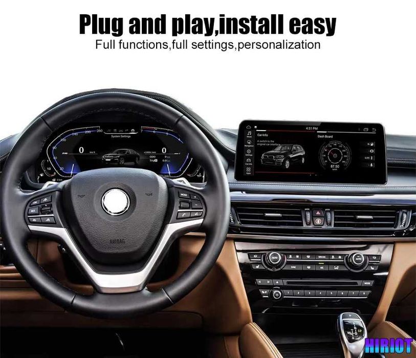 Цифрова панель приладів BMW F30 F32 F33 F34 F36 Віртуальний спідометр