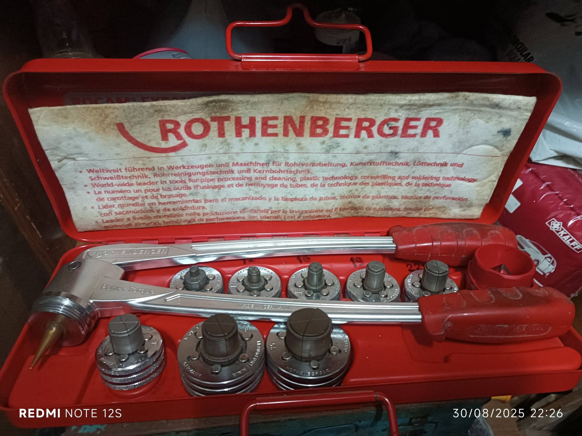 Ferramenta Rothenberger Rocam torque expander
