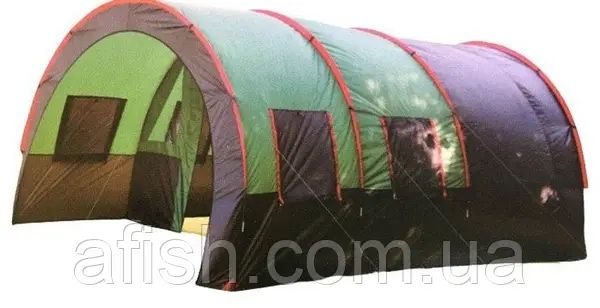 Туннельная палатка тандемний намет шатер тент 4-8-місний 2 м висота