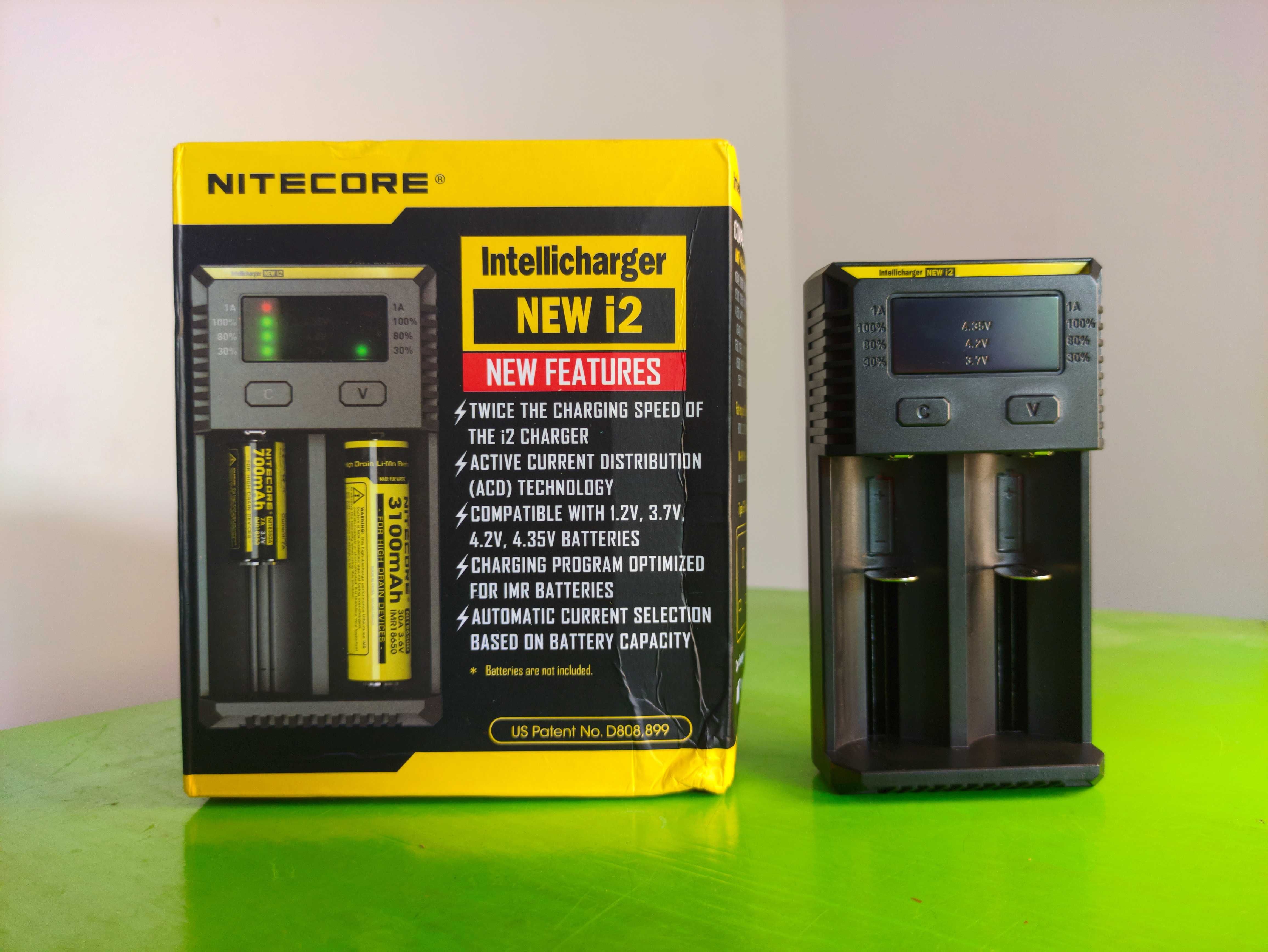 Nitecore New I2 Зарядное устройство для аккумуляторов 18650 Оригинал