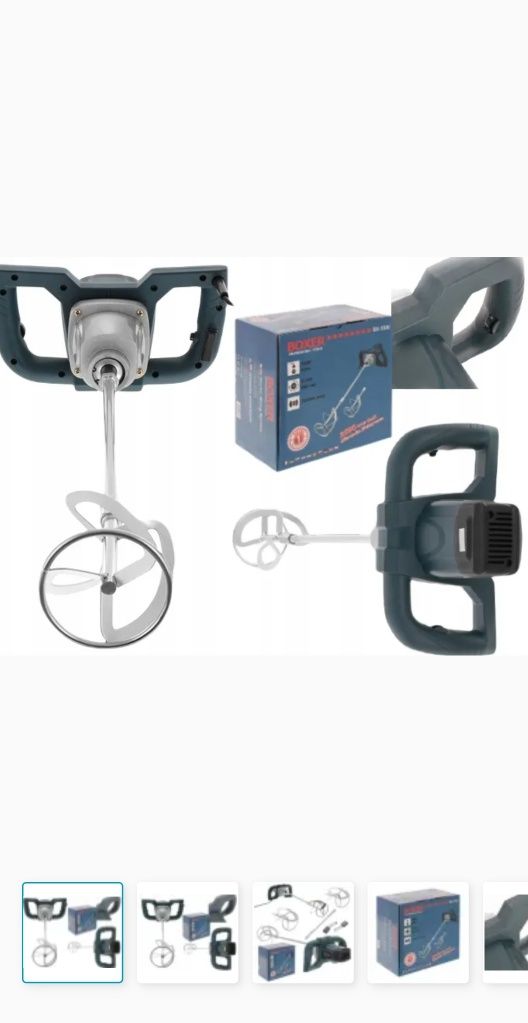 Mieszadło Boxer 3500w2 x mieszalnik szczotki gratis