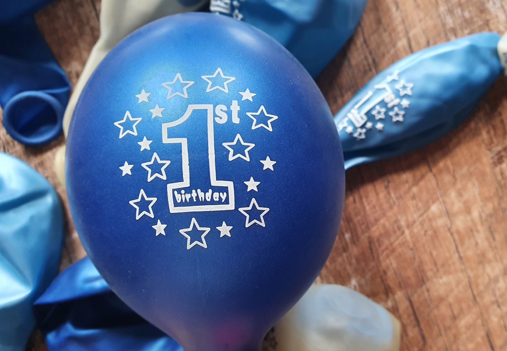 Balony 1 pierwsze urodziny, girlanda pierwszy rok