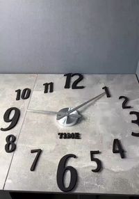 Бескаркасные часы на стену Horloge 3D DIY кварц