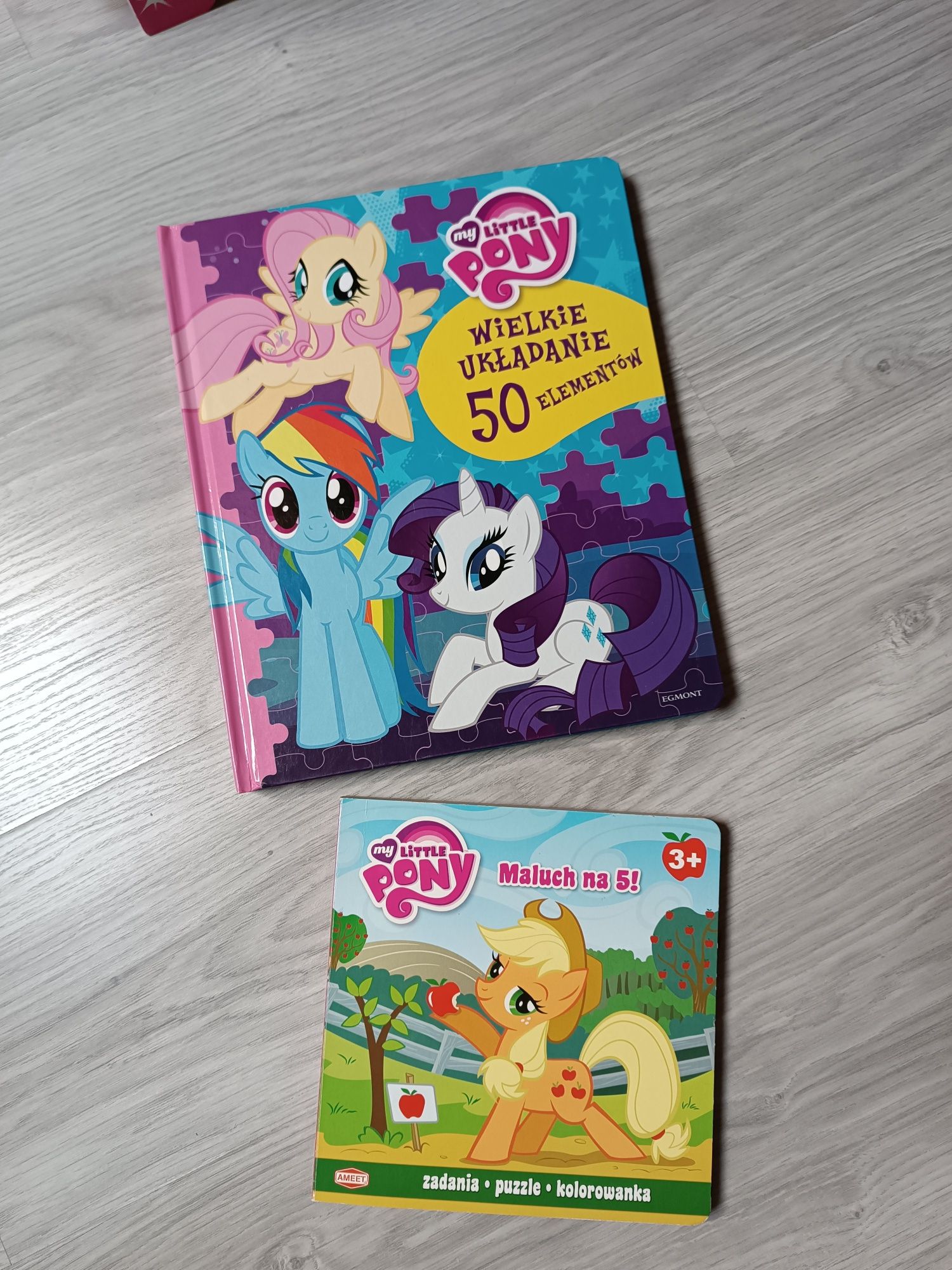 MLP My little pony książka z puzzlami bajka edukacyjna kucyki puzzle