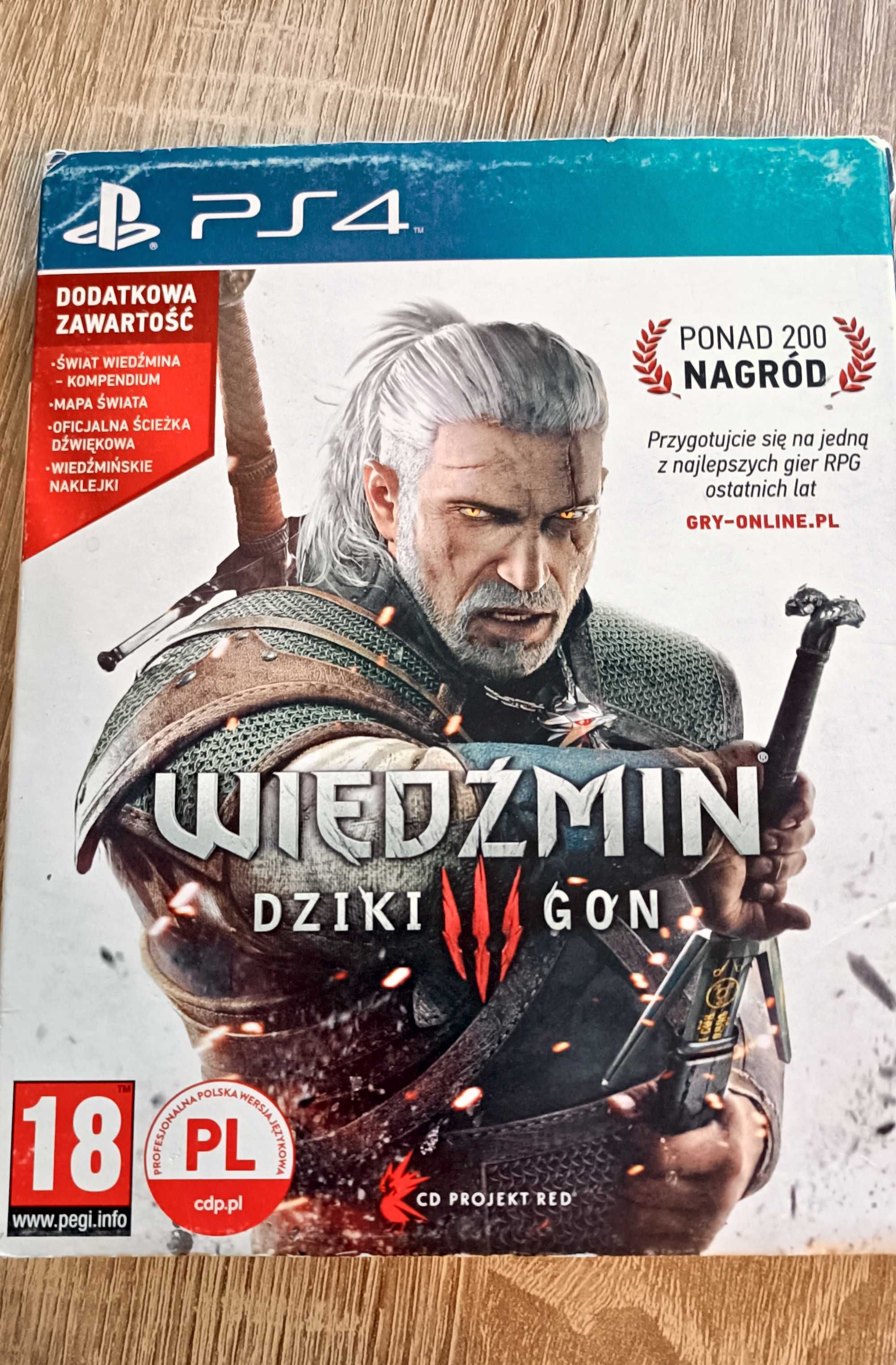 Gra PS4 Wiedźmin 3 edycja premierowa PL