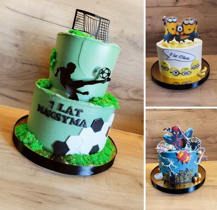 Wykonam torty na zamówienie oraz słodki stół. 
Smaki mogę wykonać wedl