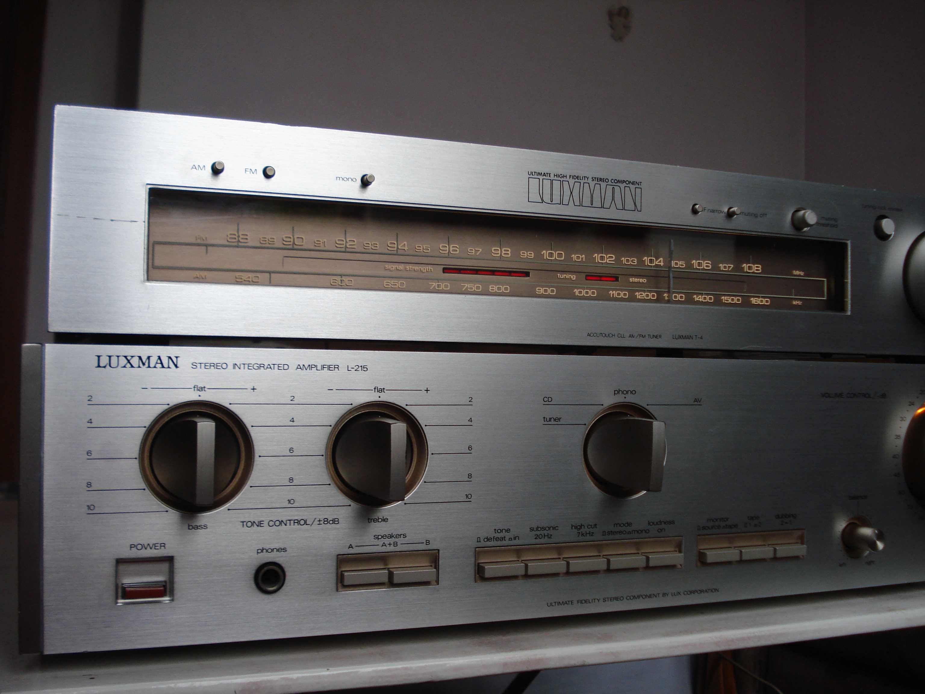 Підсилювач "Luxman" L-215, тюн. T-4