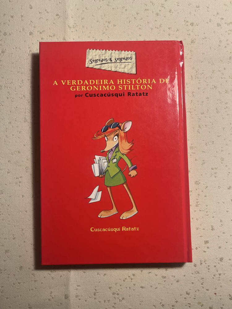 Livro A Verdadeira Historia de Geronimo Stilton
