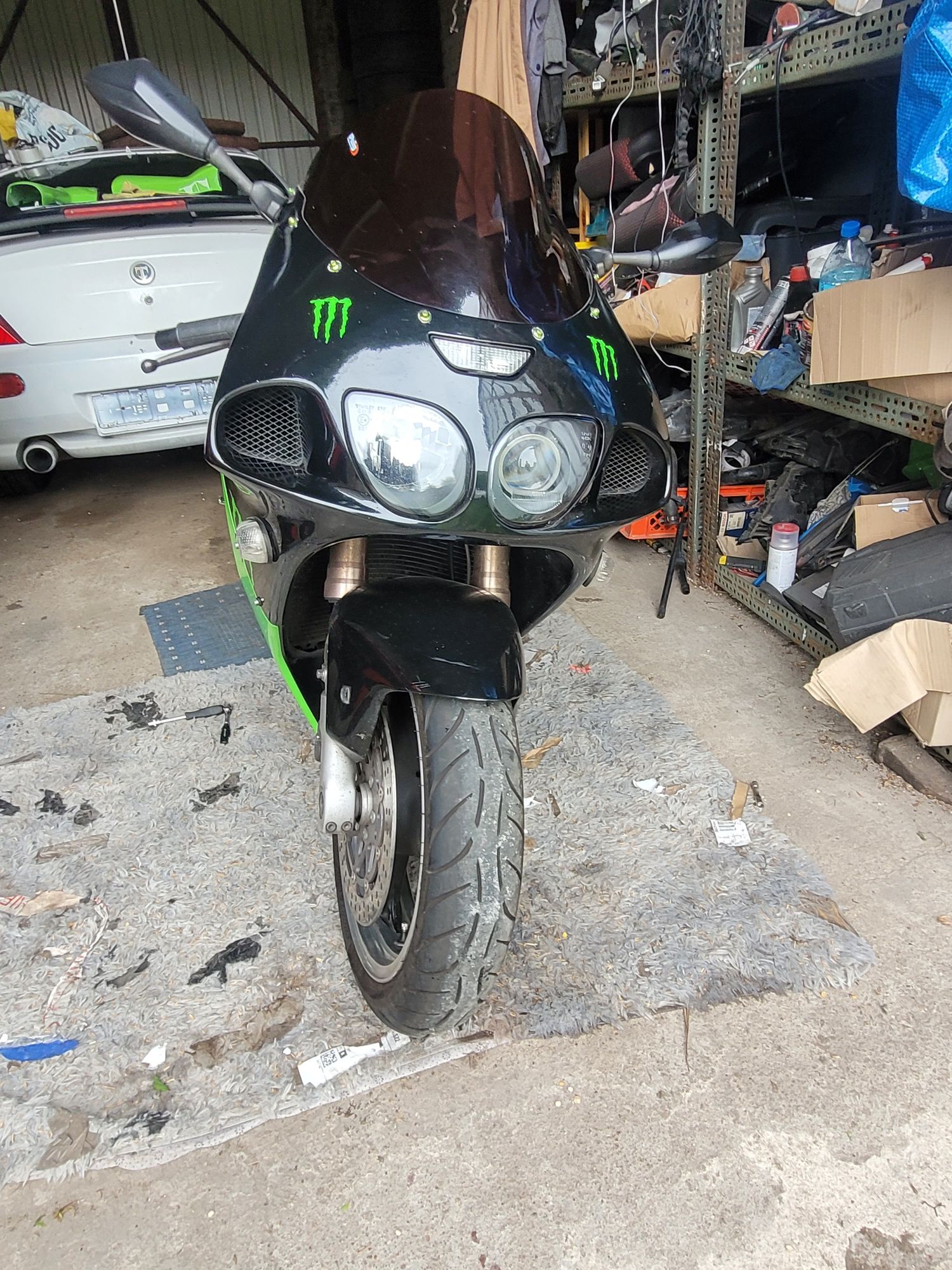 Kawasaki Zx7r ninja z Niemiec zadbana polerowane felgi tuning