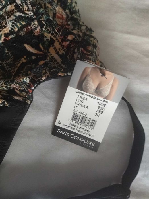 SANS COMPLEXE-śliczny biustonosz  85E