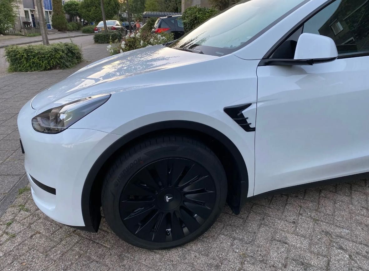 Накладки на крылья Tesla Model 3 Model Y жабры на крылья тесла модел 3