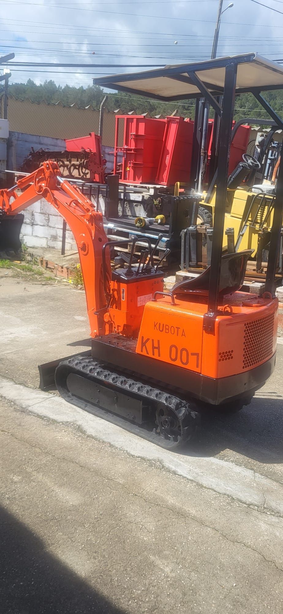 Mini giratória kubota