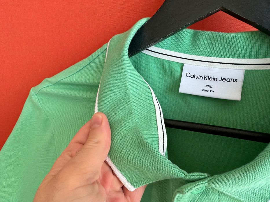 Calvin Klein чоловіча футболка поло з комірцем розмір XXL 2XL XL
