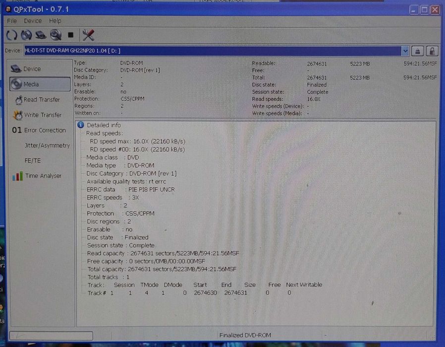PC Nagrywarka DVD LG GH22NP20 ATAPI