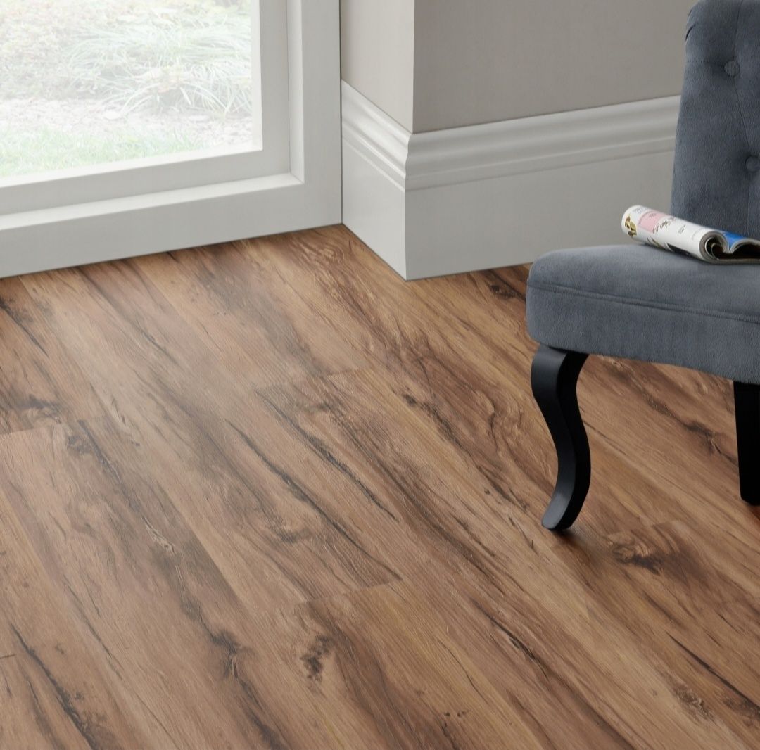 Panele Winylowe Podłogowe Ścienne Samoprzylepne PCV 0,97m² Dąb Ciepły