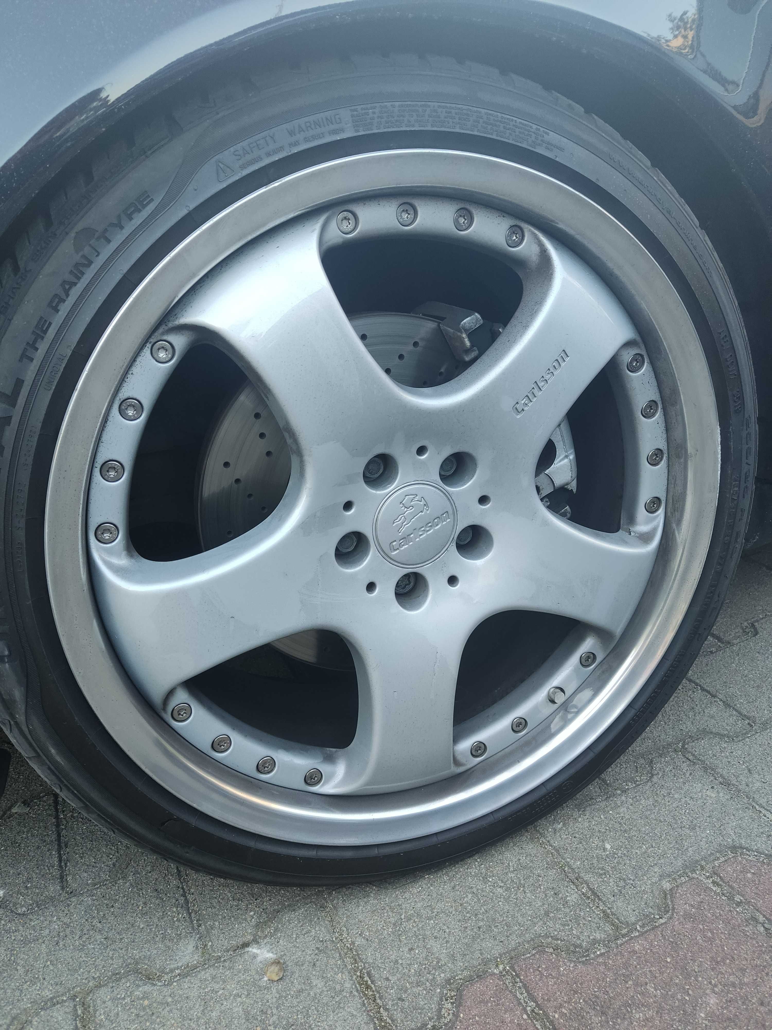 alufelgi Carlsson 20 cali 9.5J ET45 (4 szt.)+ opony Pirelli 255/35/R20