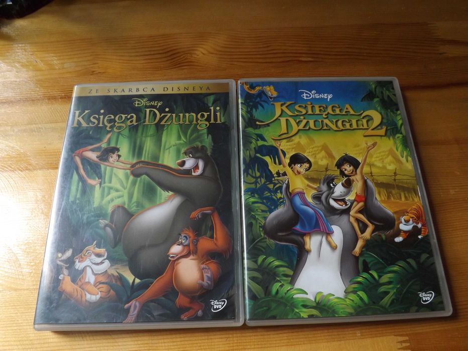 Księga Dżungli 1,2 Disney bajka dvd filmy