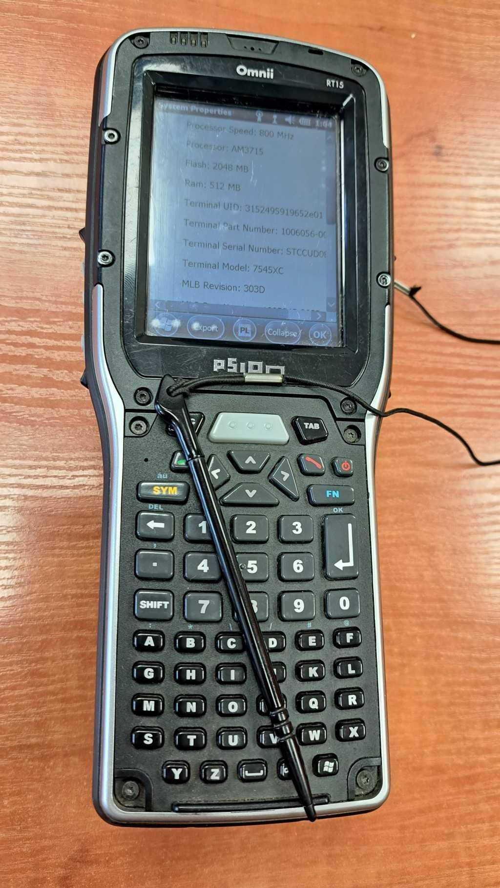 PSION OMNII RT15, WIN Pro 6.5 z adapterem i ładowarką