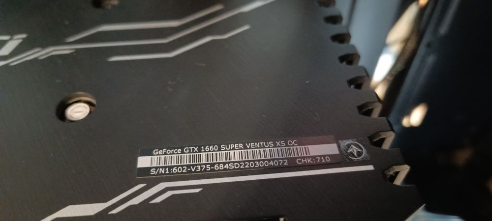 MSI GTX 1660 Super Ventus XS OC 6 GB GDDR6 |  Sprawna, zadbana,