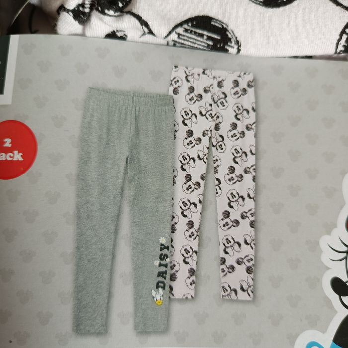 2 pak legginsów dla dziewczynki Myszka Minnie