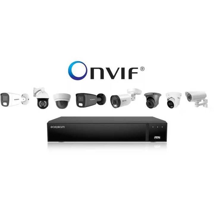 Zestaw do monitoringu IP Easycam 6 kamer 8 Mpx z POE
