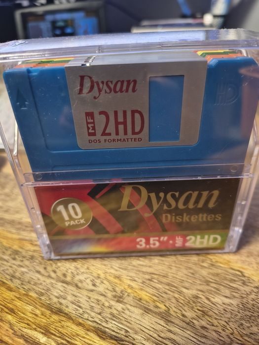 Dyskietki Dysan 3.5" MF 2HD Nowe 10 szt