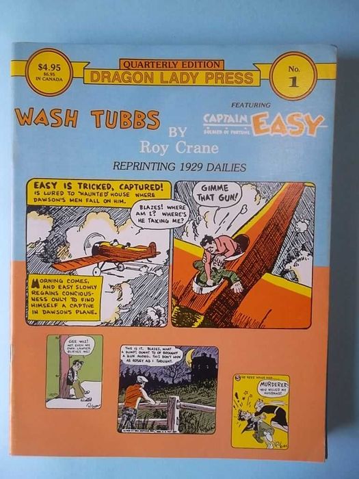 DRAGON LADY PRESS : 7 edições. WASH TUBBS - Roy Crane, e outros.