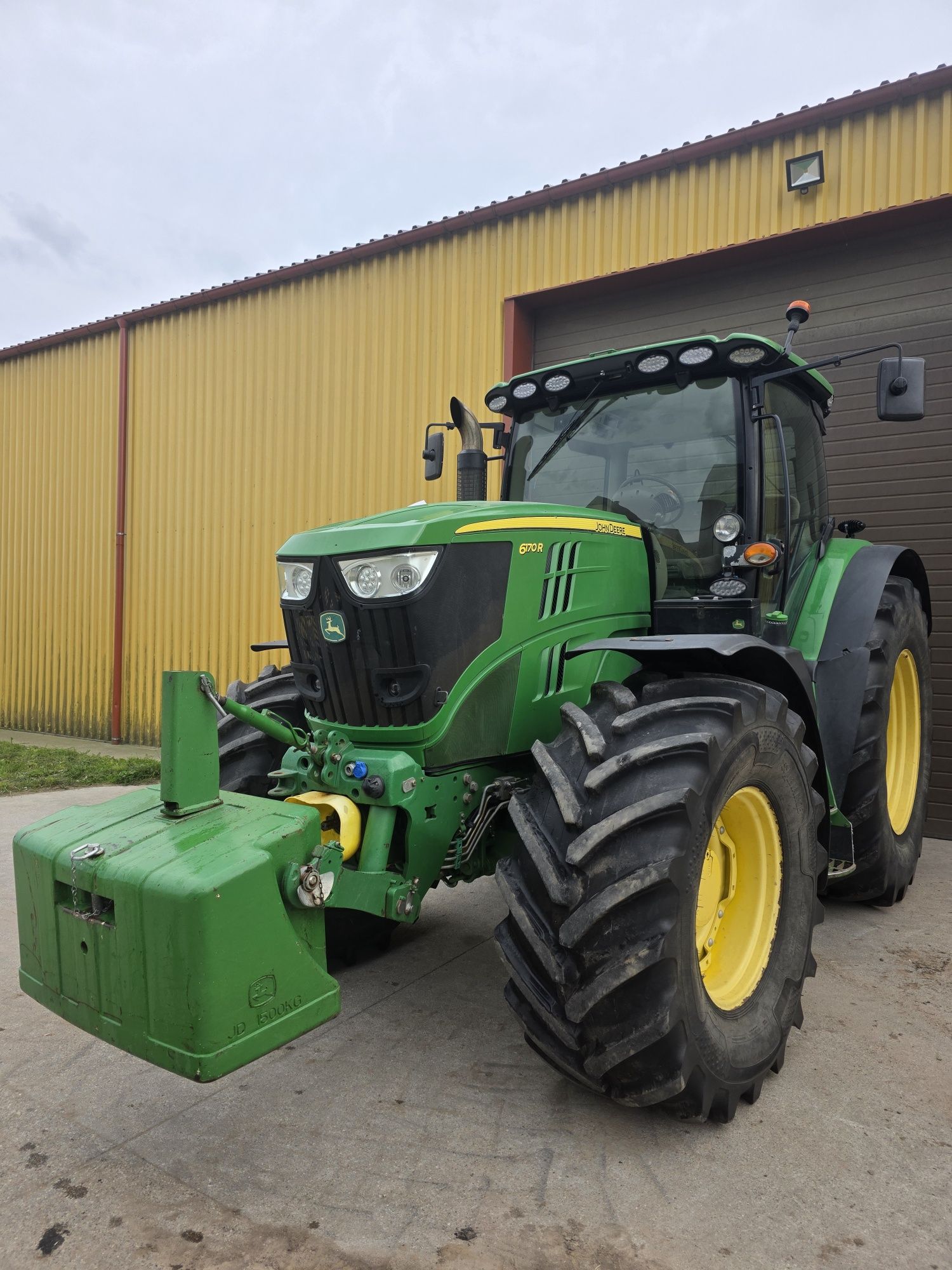 John Deere 6170R 4200mth jak nowy !!, 1 właściciel idealny stan