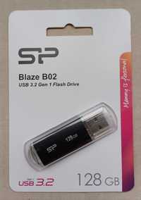 Флешка Silicon Power 128GB Blaze B02 Black