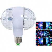 Диско-лампа светодиодная двойная вращающаяся LED Magic
