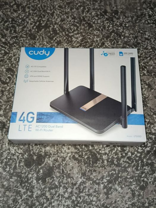 Двухдіапазонний SIM card WIFI роутер cudy lt500d