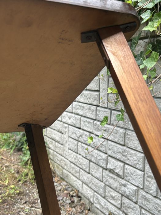Stylowy Stolik pod telewizor /radio PRL pająk