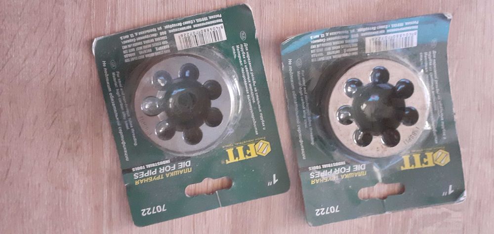 Клупа для нарізання різьби 1"