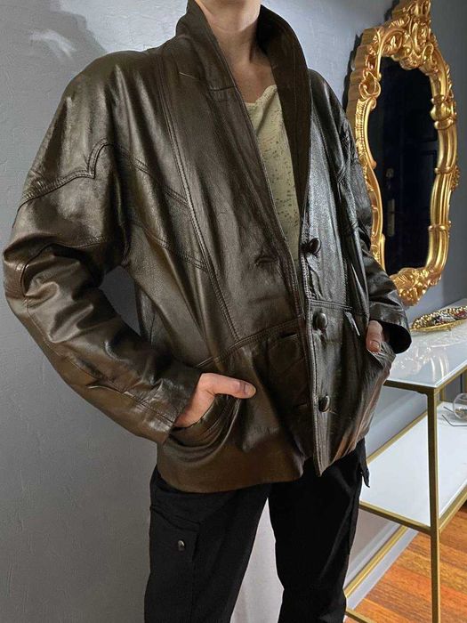 Пиджак куртка натуральная кожа