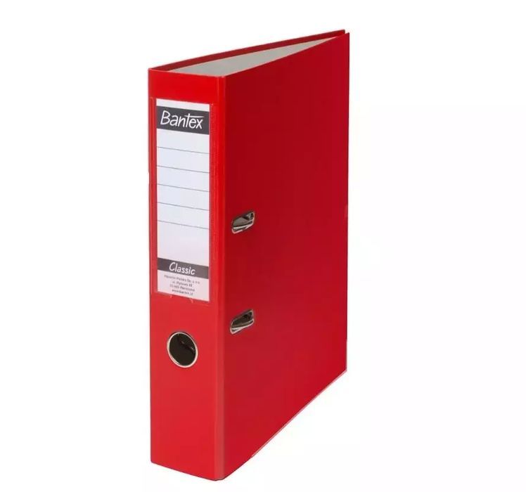 Segregator A4 Budget 7,5cm czerwony. Bantex