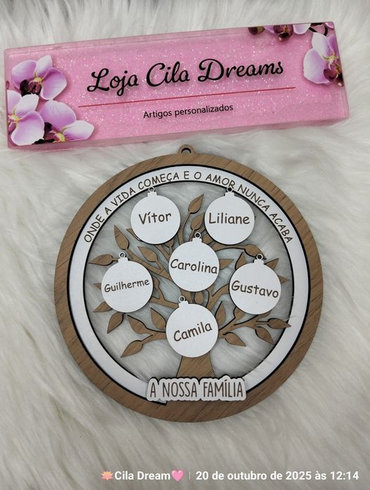 Ornamento Árvore da Família