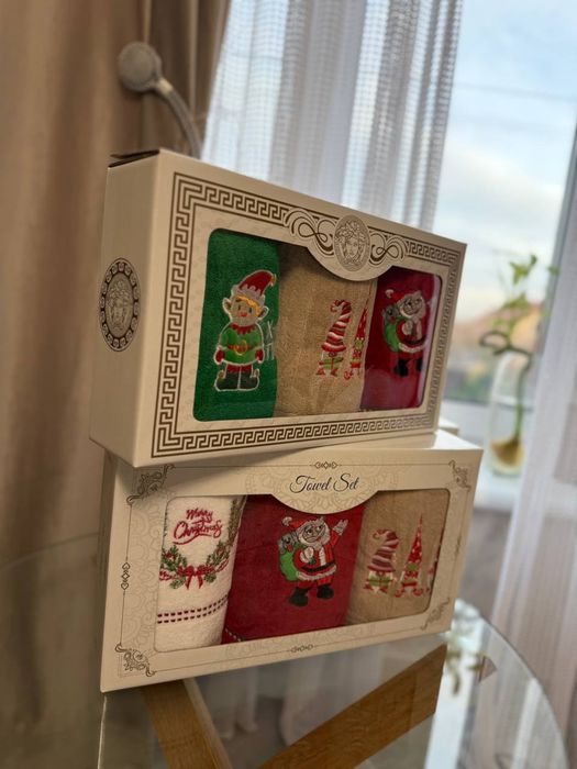 Подарункові новорічні рушники