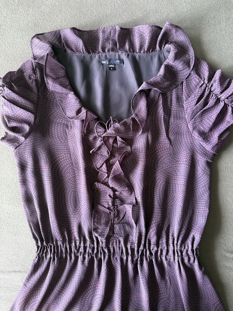 Purpurowa sukienka GAP R. S