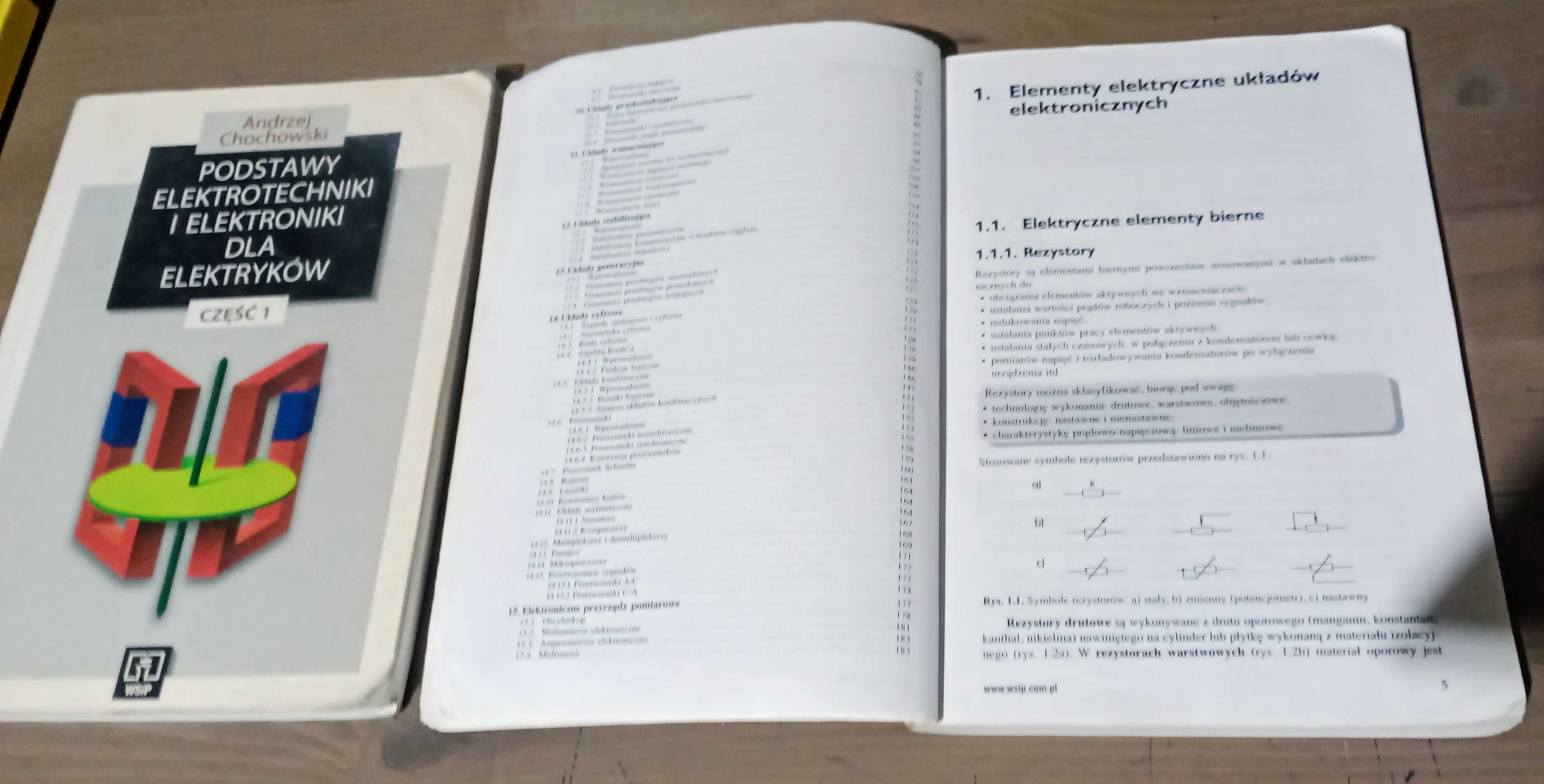 Podstawy elektrotechniki i elektroniki dla elektryków 1 - 2 Chochowski