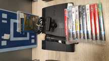 Konsola playstation 3, model CECH-3004B, 320GB + ZESTAW MOVE + 11 GIER