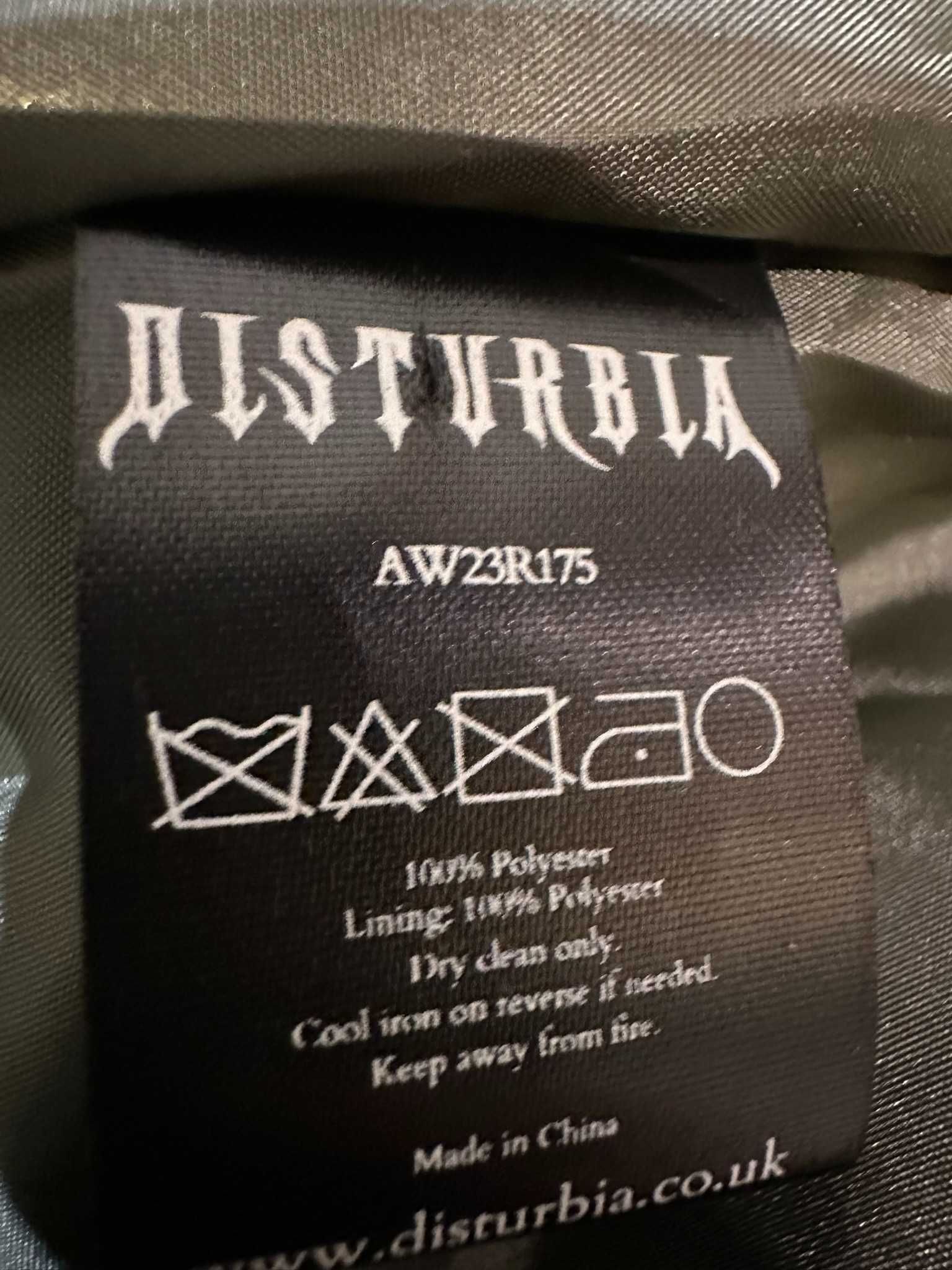 Пальто букле Disturbia зелене жіноче оверсайз, з брошкою, розмір 38