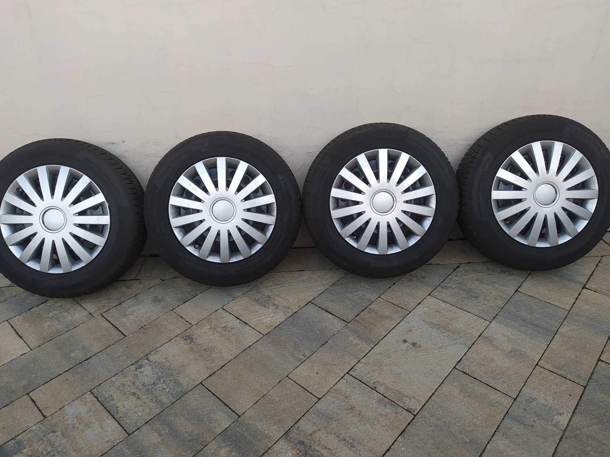 Koła stal 17 VW, 5x112, Tiguan, 215/65R17 Continental