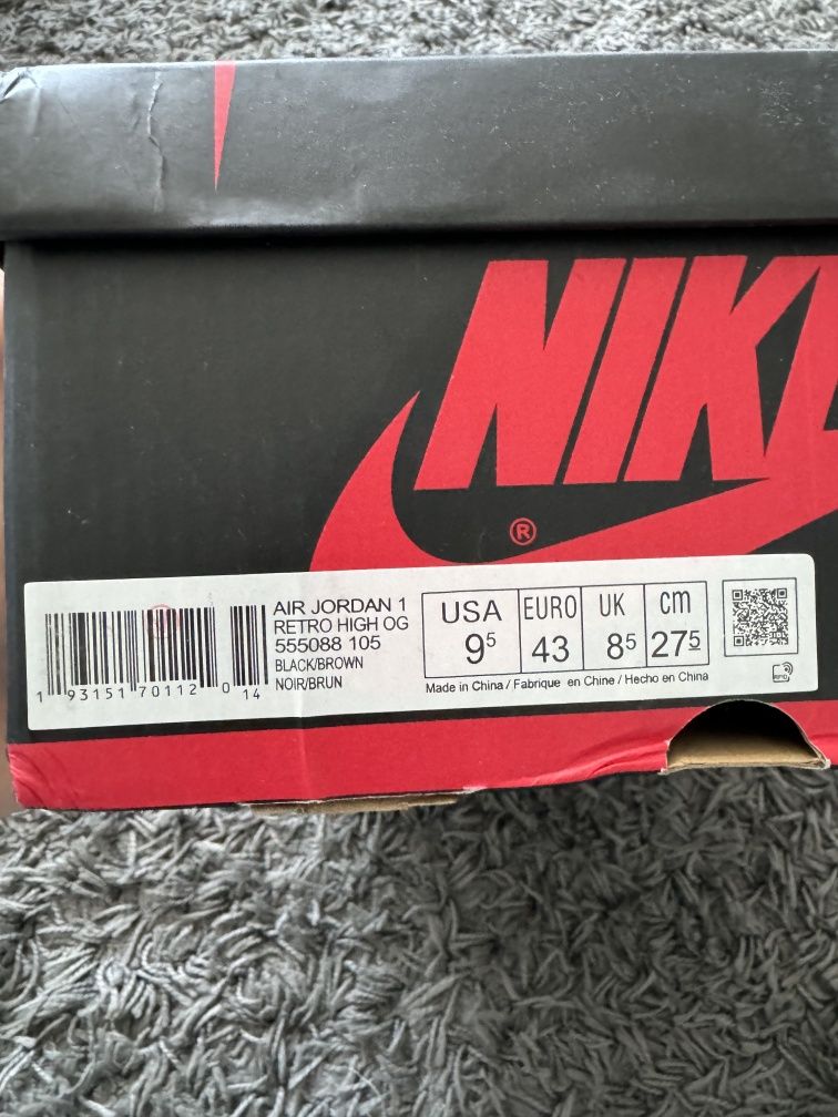 Jordan 1 Retro High Dark Mocha