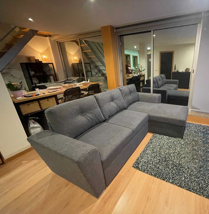 Sofá-cama chaise-longue VEJLBY