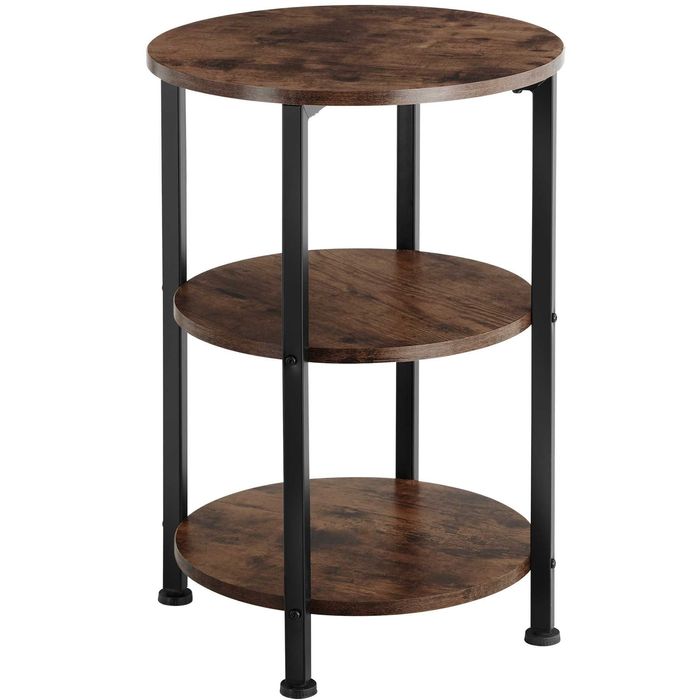 Stolik boczny Colchester industrialny jasny lub ciemny OUTLET