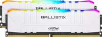 Memórias RAM DDR4 Crucial Ballistix RGB 16GB (2x8GB) 3600 CL16 Brancas