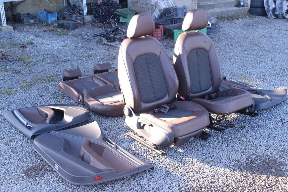 Brązowe Wnętrze Fotele Deska Tune AUDI A3 8V 5d EU