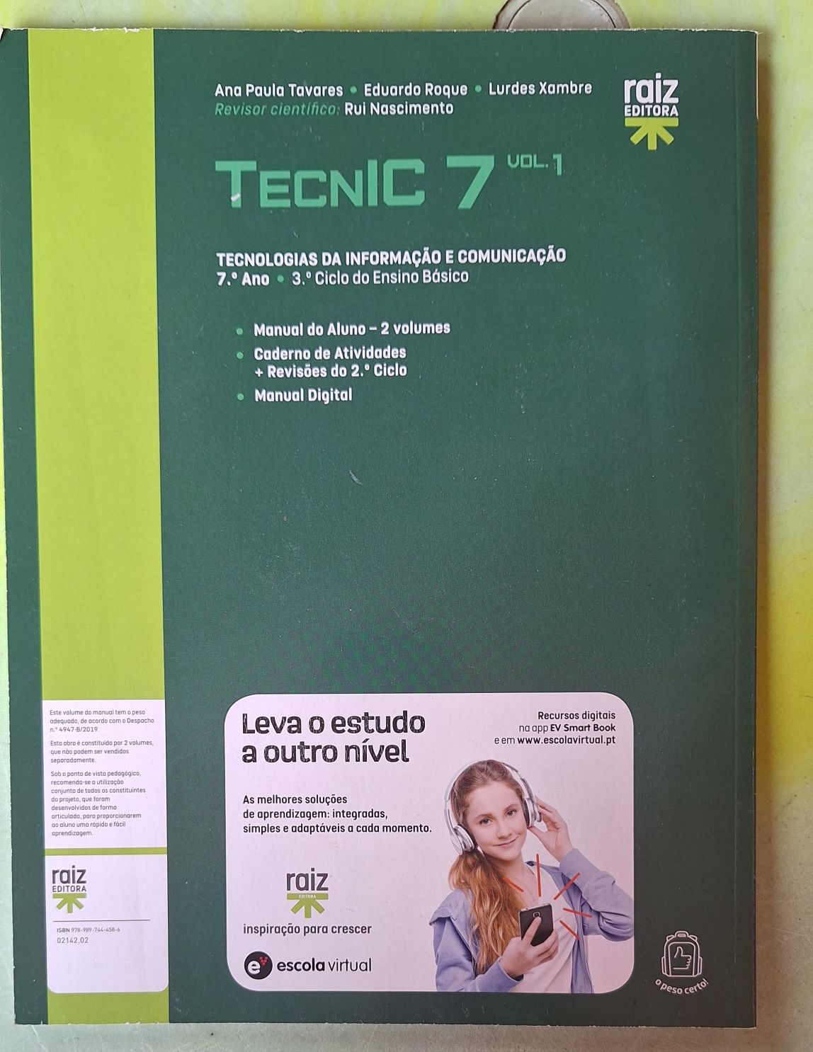 Tecnic 7 livro de TIC 7o ano volume 1