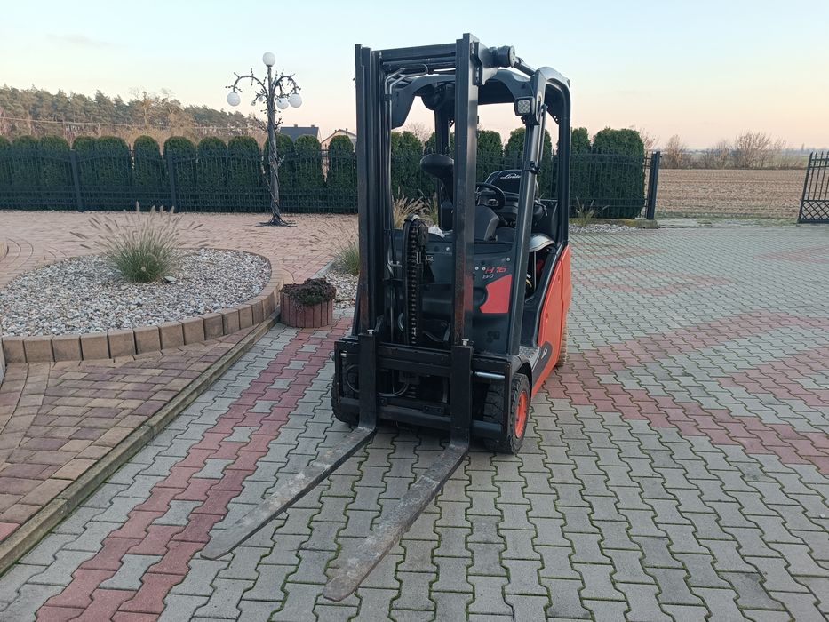 Wózek widłowy,widać Linde H16 UDT rok 2017 przesów, pozycjoner,gaz