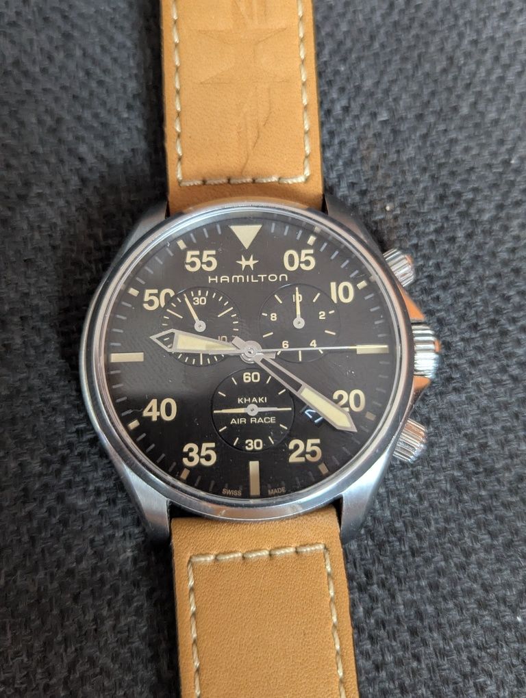 Годинник Hamilton Khaki Aviation 44мм, Швейцарія, сапфір + 2 ремінця